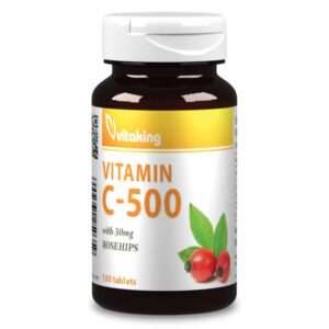 Vitaking C-vitamin 500mg és csipkebogyó - 100db tabletta
