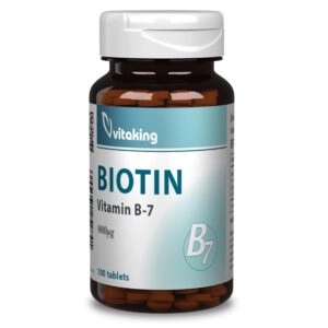 Vitaking Biotin - B7-vitamin - 100db