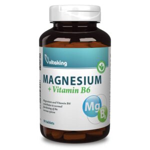 Vitaking Megnesium Citrate 150mg + B6-vitamin tabletta - 90db
